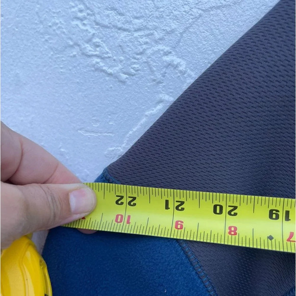 Tek Gear Mens Soft Fleece Full Zip Jacket Blue Sz XXL - Picture 4 of 9